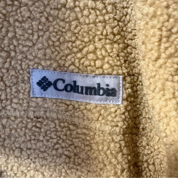 Columbia Panorama Sherpa Long Jacket Teddy Plus Size 1X Brown Tan Winter outdoor - Picture 3 of 15